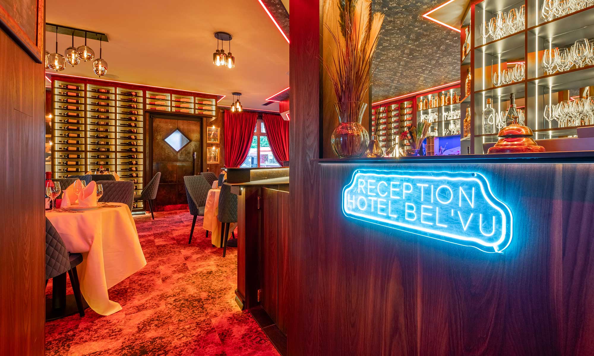 Hotel Bel'vu Rezeption